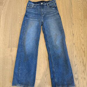 Quince Comfort Stretch High Rise Relaxed Straight Jean (Bella), GUC, Sz 28